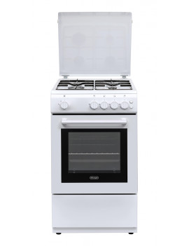 DE LONGHI DL554GW CUCINA BIANCO 50CM 4 FUOCHI FORNO A GAS TERMOSTATO CLASSE A