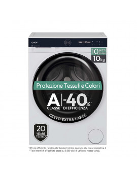 CANDY BS410B10S LAVATRICE 10KG 1400 GIRI INVERTER VAPORE WIFI 16 PROGRAMMI CL.A