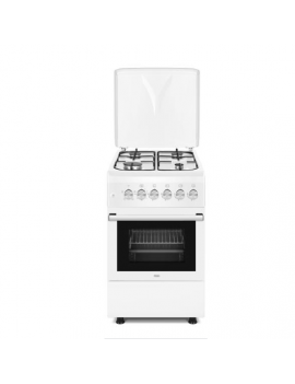 DE LONGHI DL554EW2 CUCINA GAS 4 FUOCHI 50CM FORNO ELETTRICO 52L CLASSE A