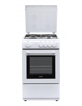 DE LONGHI DL554GW CUCINA GAS 4 FUOCHI 50CM BIANCA FORNO 57L CLASSE A