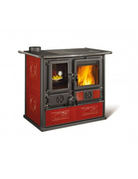 LA NORDICA ROSA SINISTRA REVERSE 7015059 CUCINA A LEGNA 8kW 235M³ BORDEAUX A+