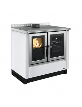 LA NORDICA VENEZIA VST.16 3005481 BIANCA CUCINA A LEGNA 8kW CERCHI IN GHISA A+