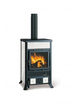 LA NORDICA ROSSELLA R1 5.0 STUFA A LEGNA 7017605 103M³ 9kW BIANCO INFINITY A+