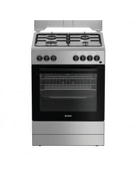 INDESIT I6G3PMS CUCINA 60CM 4FUOCHI FORNO ELETTRICO SILVER CL.A