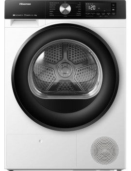 HISENSE DH3S802BW2 ASCIUGATRICE POMPA DI CALORE 8KG 16 PROGRAMMI CL.D