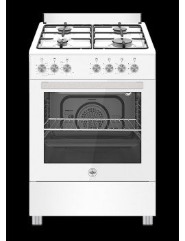 LA GERMANIA SE664GB24 CUCINA 60CM 4FUOCHI FORNO A GAS VENTILATO BIANCO CL.A