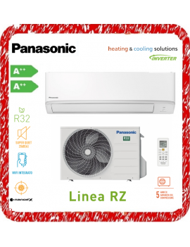 PANASONIC LINEA RZ CU-RZ25CKE+CS-RZ25CKEW CONDIZIONATORE 9000BTU WIFI A++A++