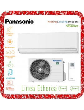 PANASONIC LINEA ETHEREA CU-Z25ZKE+CS-Z25ZKEW CONDIZIONATORE 9000BTU WIFI A+++