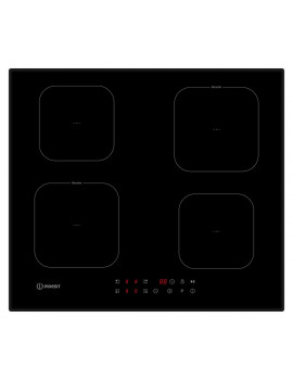 INDESIT ISF97Q60NE PIANO COTTURA A INDUZIONE 60CM 4 ZONE TOUCH VETRO NERO