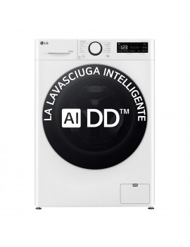 LG D4R5010TSWS LAVASCIUGA 1400G LAVA 10KG-ASCIUGA 6KG AI