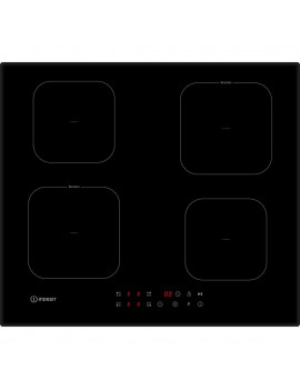 INDESIT ISF18Q60NE PIANO COTTURA 60CM 4 ZONE 2 BOOSTER VETRO NERO TOUCH