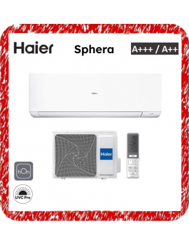 HAIER SPHERA CLIMATIZZATORE 18000BTU INVERTER GAS R32 A+++/A++ WIFI INTEGRATO