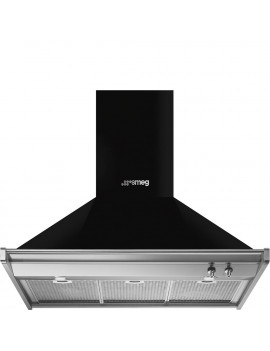 SMEG KD90HNE CAPPA A CAMINO DECORATIVA  90CM 3 VELOCITA' CE.A+ NERO
