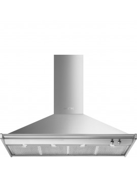 SMEG CAPPA A PARETE OPERA KD120HXE ASPIRANTE 120CM  ACCIAIO INOX SATINATO CE.A
