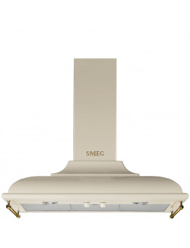 SMEG CAPPA ASPIRANTE A PARETE CORTINA KC19POE 90CM PANNA 3 VELOCITA' CE.A
