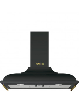 SMEG KC19AOE CAPPA ASPIRANTE A MURO 90CM VELOCITà INTENSIVA NERA CLASSE A