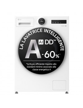 LG F4X9009TWCE LAVATRICE 9KG CARICA FRONTALE WIFI PARTENZA RITARDATA C.A VAPORE
