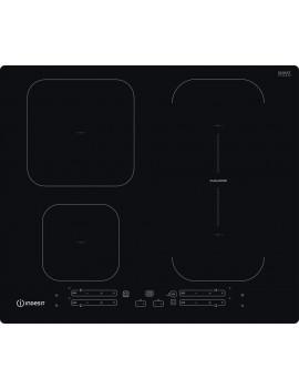 INDESIT IB65B60NE PIANO COTTURA A INDUZIONE 60CM 4 ZONE TOUCH NERO