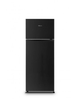 HISENSE RT267D4ABE FRIGORIFERO 2PORTE 206LT STATICO RIPIANI VETRO NERO CL.E