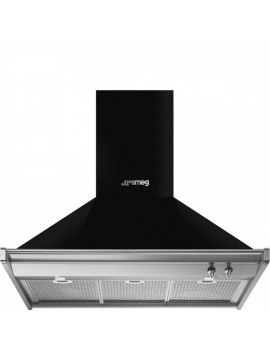 SMEG KD90HNE CAPPA A CAMINO DECORATIVA NERO 90CM 3 VELOCITA' CE.A+