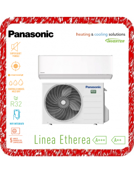 PANASONIC LINEA ETHEREA CUZ50CKE+CSZ50CKEW CONDIZIONATORE 18000BTU WIFI A+++