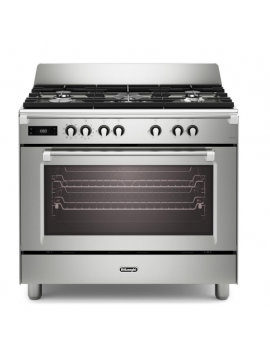 DE LONGHI BS965MXX CUCINA GAS 90CM 5 FUOCHI FORNO ELETTRICO INOX CE A