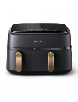 PHILIPS NA352 FRIGGITRICE AD ARIA 2750 WATT 2 ZONE 9LT 8 FUNZIONI DI COTTURA