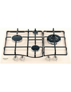 HOTPOINT 7HPCN640TOWRHA PIANO COTTURA 4 FUOCHI COMANDI FRONTALI BIANCO ANTICO