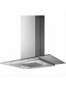 ELICA PRF0097368 CAPPA A PARETE FLAT PLUS IX/A/90 ACCIAIO E VETRO CE.A