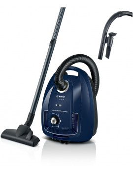 BOSCH BGL38BU1 ASPIRAPOLVERE CON SACCO 600 WATT 4LT 3 ACCESSORI BLUE