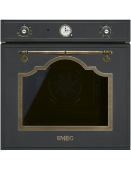 SMEG SF67C1AO FORNO ELETTRICO VENTILATO CORTINA 60CM PIROLITICO NERO CE A