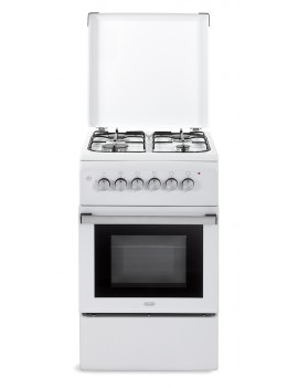 DE LONGHI DL554EW2 CUCINA 50CM 4 FUOCHI FORNO ELETTRICO BIANCO CL.A