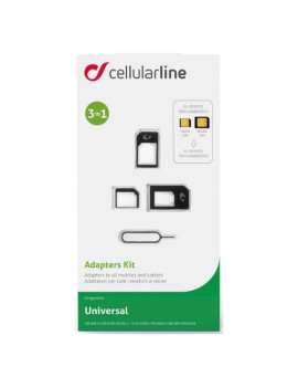 Adattatori sim Adapters Kit Universal Cellular Line