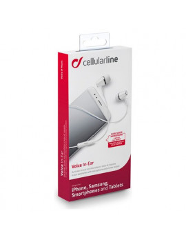 Auricolari filo Voice In ear Cellular Line