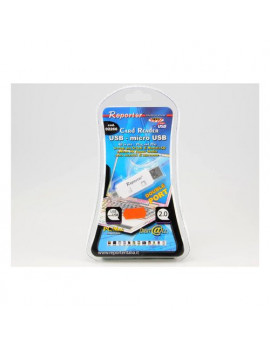 Lettore schede memoria Card Reader USB-micro USB OTG Reporter