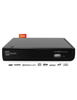 Decoder Ts6821 T2Hevc Twin 10Bit Telesystem