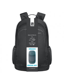 Zaino notebook Backpack + Wireless Mouse Tucano