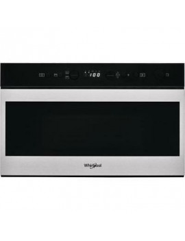 WHIRLPOOL W7 MN840 FORNO A MICROONDE INCASSO CON GRILL VETRO NERO/INOX