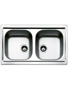 SMEG OMNI LYP792 LAVELLO LAVANDINO DUE VASCHE ACCIAIO INOX AISI304 16x79x50 CM