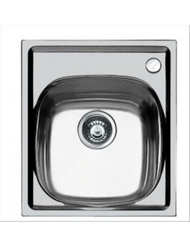 FOSTER 1144061 LAVELLO ACCIAIO INOX 1 VASCA CON FORO MISCELATORE A DESTRA 3.5''