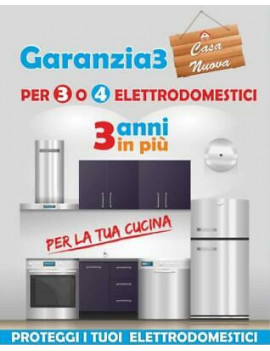 GARANZIA3 ESTENSIONE GARANZIA 3 ANNI PER 3 O 4 ELETTRODOMESTICI MASSIMALE 1000€