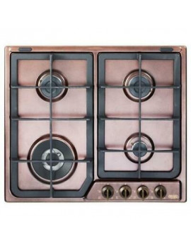 DELONGHI ROF46PRO PIANO COTTURA 4 BRUCIATORI GHISA 1TRIPLA CORONA RAME