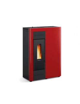 EXTRAFLAME VIRNA IDRO BORDEAUX TERMOSTUFA A PELLET 14,5 kW 12,3 kW-H2O 415 m3 