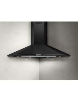 ELICA ACUTA BL/F/100 CAPPA A PARETE 100 CM FILTRANTE NERO TOUCH CLASSE A 