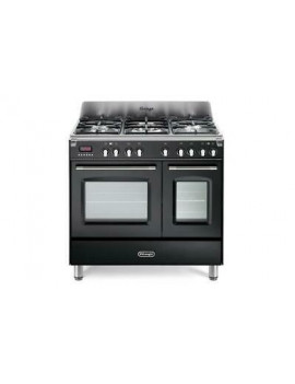 DELONGHI MEM965TNXED CUCINA DOPPIO FORNO MULTIFUNZIONE GRIGLIE GHISA CL.A NERO