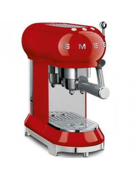 SMEG ECF01RDEU MACCHINA DA CAFFè ESPRESSO POLVERE CIALDA 1350 W ANNI 50 ROSSO