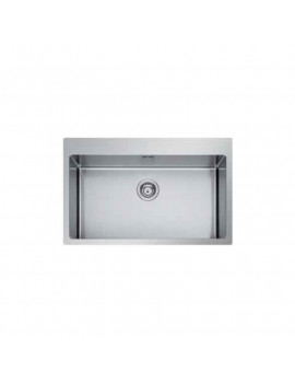 APELL LNR75FBC LAVELLO RADIUS R12  INCASSO/FILOTOP 750x510 mm INOX