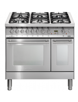 LOFRA PD96MFTE/CISF CUCINA INOX 90CM FORNO ELETTRICO MULTIFUNZIONE 5 FUOCHI