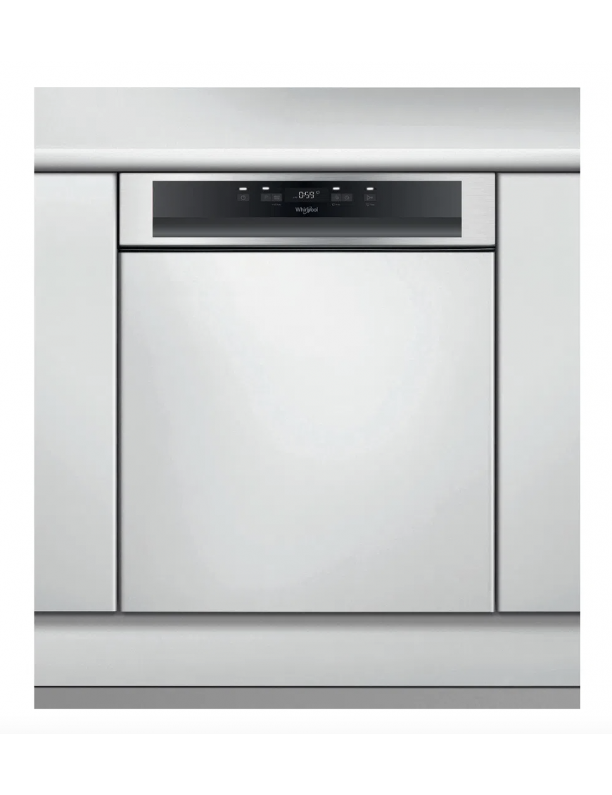 WHIRLPOOL 6° SENSO WB6020PX LAVASTOVIGLIE SEMI INCASSO 14 COPERTI 8  PROGRAMMI