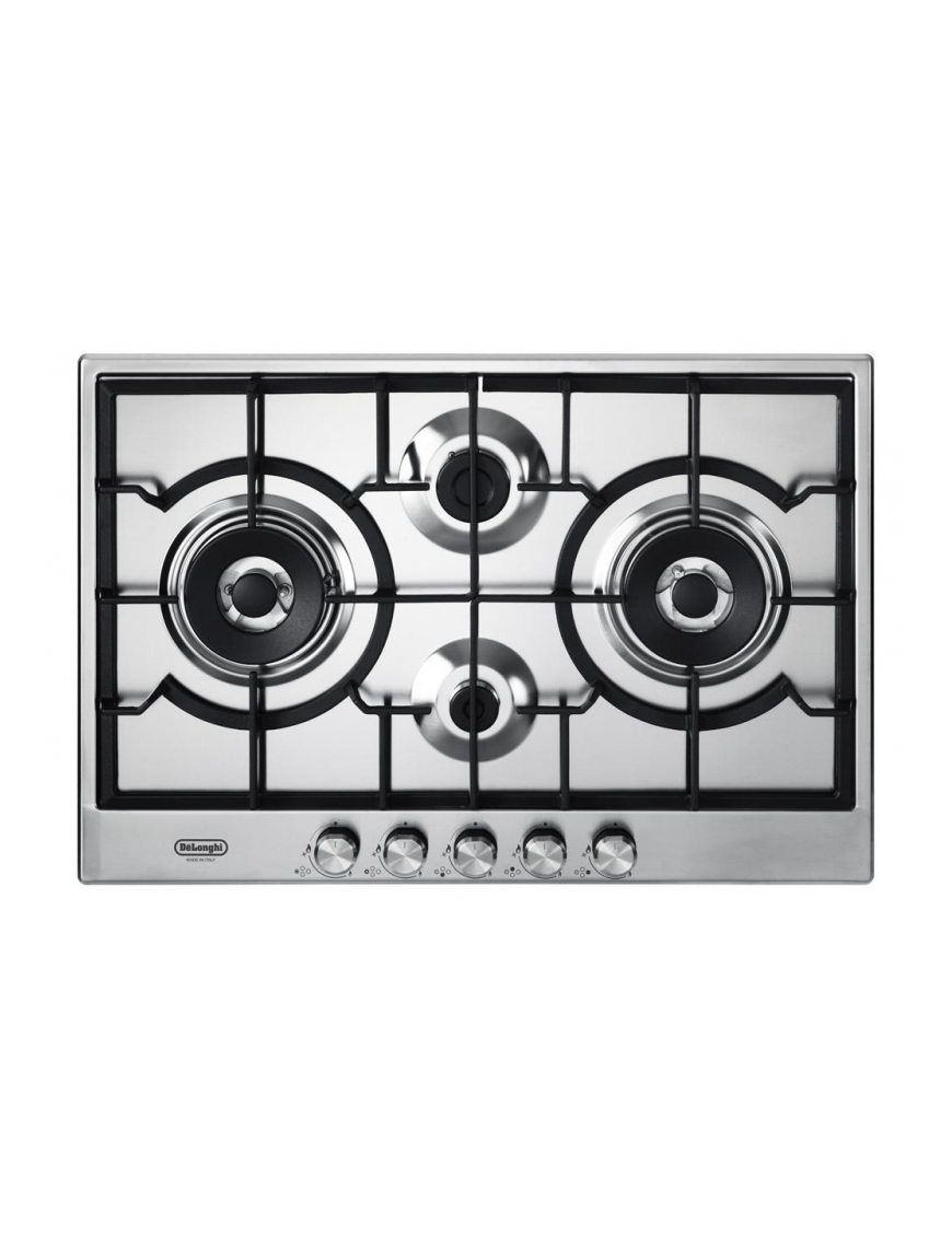 DE LONGHI NSL475X PIANO COTTURA A GAS ACCIAIO INOX 75 CM 4 FUOCHI